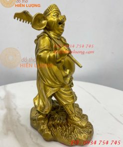 Tượng Lão Trư Bằng Đồng Phong Thủy Cao 24cm