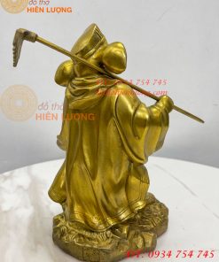 Tượng Lão Trư Bằng Đồng Phong Thủy Cao 24cm