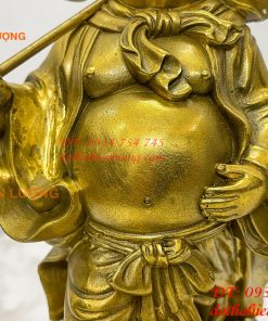 Tượng Lão Trư Bằng Đồng Phong Thủy Cao 24cm