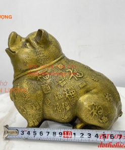 Tượng Heo Bách Phúc Bằng Đồng Phong Thủy