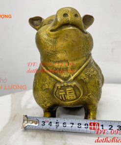 Tượng Heo Bách Phúc Bằng Đồng Phong Thủy