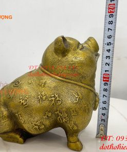 Tượng Heo Bách Phúc Bằng Đồng Phong Thủy