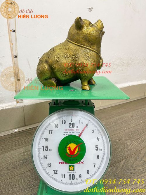 Tượng Heo Bách Phúc Bằng Đồng Phong Thủy