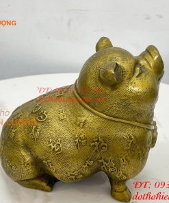 Tượng Heo Bách Phúc Bằng Đồng Phong Thủy
