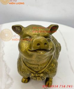 Tượng Heo Bách Phúc Bằng Đồng Phong Thủy