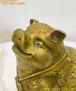 Tượng Heo Bách Phúc Bằng Đồng Phong Thủy