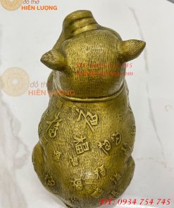 Tượng Heo Bách Phúc Bằng Đồng Phong Thủy
