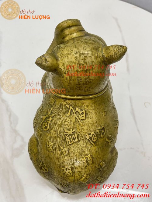 Tượng Heo Bách Phúc Bằng Đồng Phong Thủy