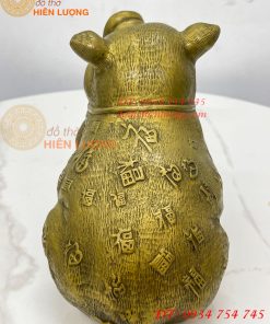 Tượng Heo Bách Phúc Bằng Đồng Phong Thủy