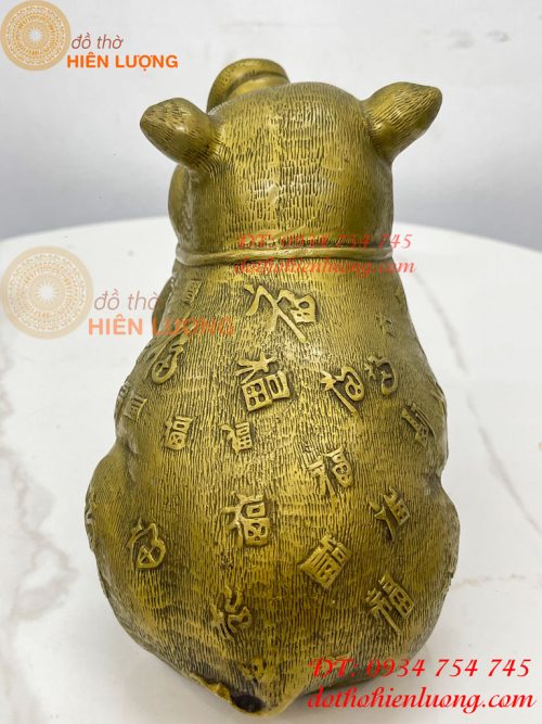 Tượng Heo Bách Phúc Bằng Đồng Phong Thủy