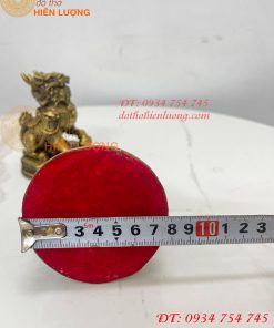 Đôi Kỳ Lân Ngồi Bệ Bát Quái Bằng Đồng Phong Thủy
