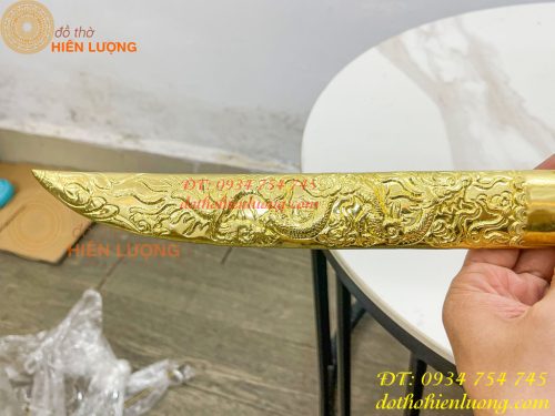 Kiếm Bằng Đồng Dài 40cm Phong Thủy