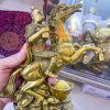 Tượng Khỉ Cưỡi Ngựa Cầm Ấn Bằng Đồng Phong Thủy
