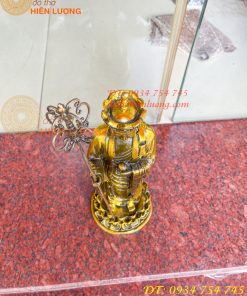 Tượng Địa Tạng Đứng Cao 35cm Bằng Đồng