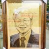 Tranh Bác Nguyễn Phú Trọng Bằng Đồng Xước