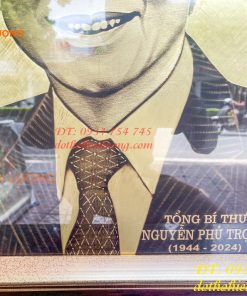 Tranh Bác Nguyễn Phú Trọng Bằng Đồng Xước