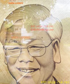Tranh Bác Nguyễn Phú Trọng Bằng Đồng Xước