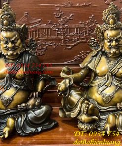 Tượng Hoàng Thần Tài Dzambala Bằng Đồng Cao 42cm