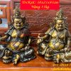 Tượng Hoàng Thần Tài Dzambala Bằng Đồng Cao 42cm
