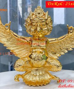 Tượng Đại Bàng Kim Sí Điểu Mạ Vàng 24K