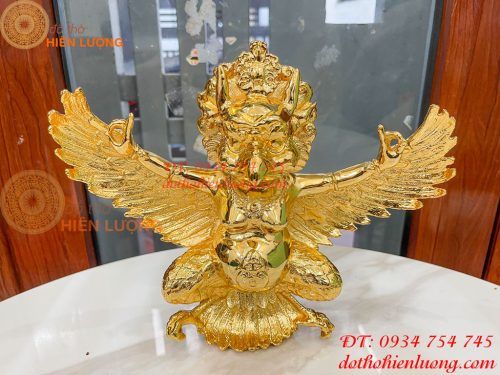 Tượng Đại Bàng Kim Sí Điểu Mạ Vàng 24K