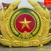 Huy Hiệu Công An Bằng Đồng Gò Tay Thủ Công