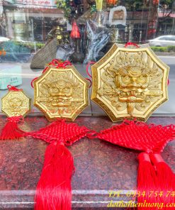 Mặt Hổ Phù Bằng Đồng Hóa Sát Cầu An