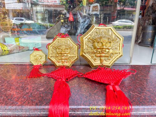 Mặt Hổ Phù Bằng Đồng Hóa Sát Cầu An