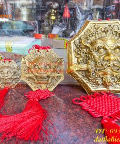 Mặt Hổ Phù Bằng Đồng Hóa Sát Cầu An