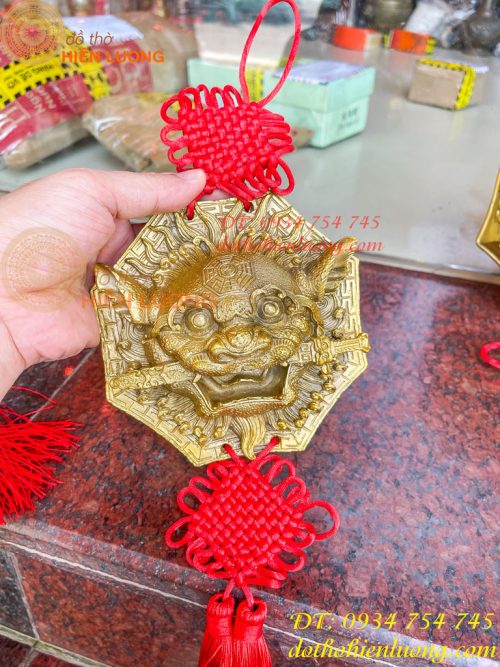 Mặt Hổ Phù Bằng Đồng Hóa Sát Cầu An