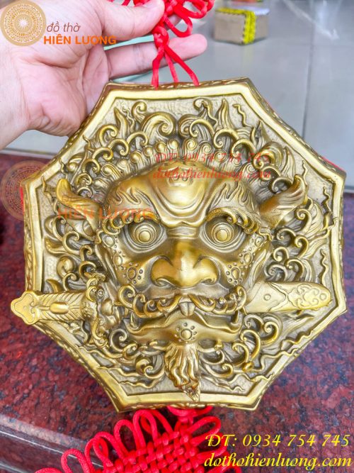 Mặt Hổ Phù Bằng Đồng Hóa Sát Cầu An