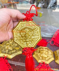 Mặt Hổ Phù Bằng Đồng Hóa Sát Cầu An