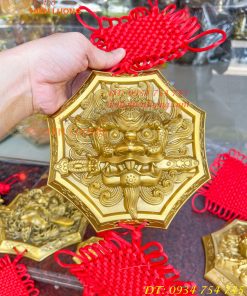 Mặt Hổ Phù Bằng Đồng Hóa Sát Cầu An
