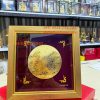 Tranh Trống Đồng Mạ Vàng 24K Để Bàn