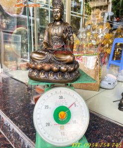 Tượng Đại Thế Chí Bồ Tát Bằng Đồng Cao 30cm