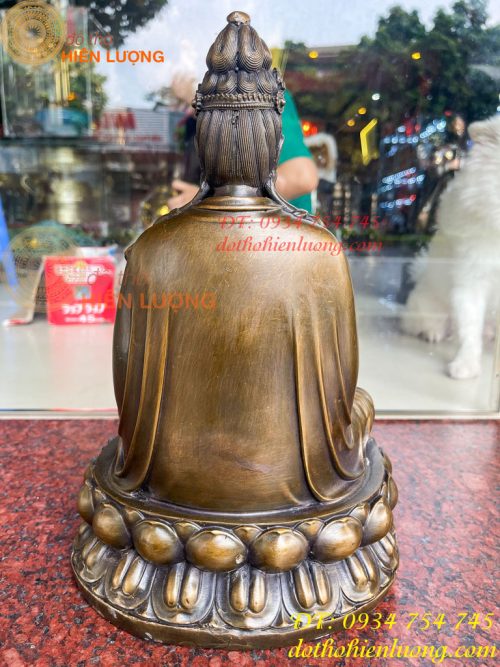 Tượng Đại Thế Chí Bồ Tát Bằng Đồng Cao 30cm