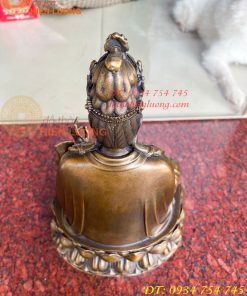Tượng Đại Thế Chí Bồ Tát Bằng Đồng Cao 30cm