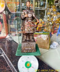 Tượng Trần Quốc Tuấn Cao 50cm Khảm Tam Khí Kĩ