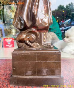 Tượng Trần Quốc Tuấn Cao 50cm Khảm Tam Khí Kĩ