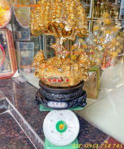 Cây Tiền Bằng Bột Đá Hút Tài Lộc Phong Thủy