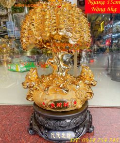 Cây Tiền Bằng Bột Đá Hút Tài Lộc Phong Thủy