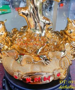 Cây Tiền Bằng Bột Đá Hút Tài Lộc Phong Thủy