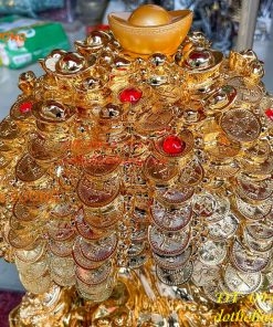 Cây Tiền Bằng Bột Đá Hút Tài Lộc Phong Thủy