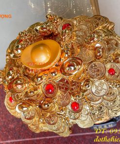 Cây Tiền Bằng Bột Đá Hút Tài Lộc Phong Thủy