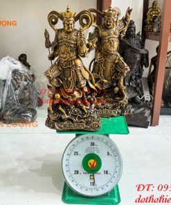 Bộ Tứ Đại Thiên Vương Cao 40cm Bằng Đồng Hun