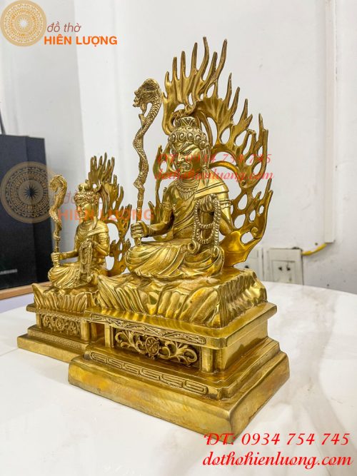 Tượng Bất Động Minh Vương Phong Thủy Bằng Đồng