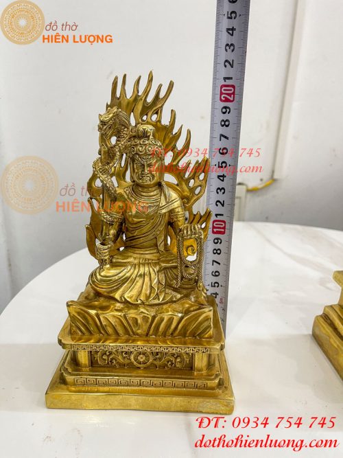Tượng Bất Động Minh Vương Phong Thủy Bằng Đồng