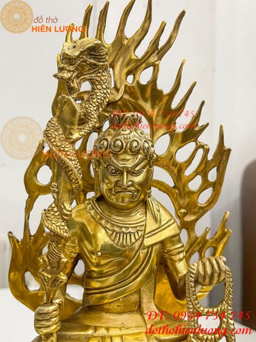 Tượng Bất Động Minh Vương Phong Thủy Bằng Đồng