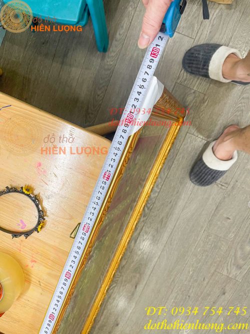 Tranh Mâm Ngũ Quả 72x117cm Bằng Đồng Thờ Cúng