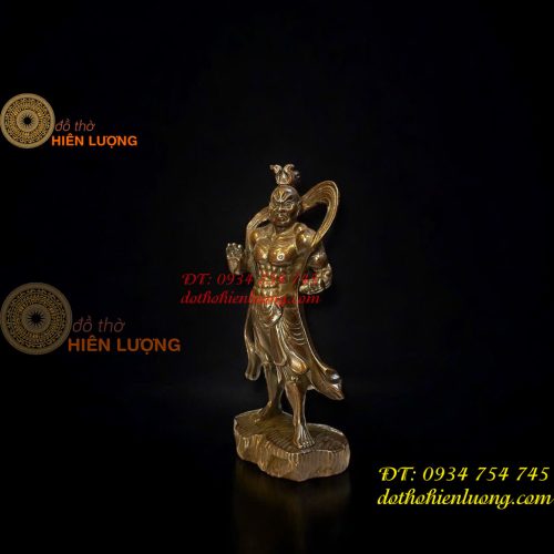 Tượng Kim Cang Lực Sĩ Bằng Đồng Hun Cao 20cm